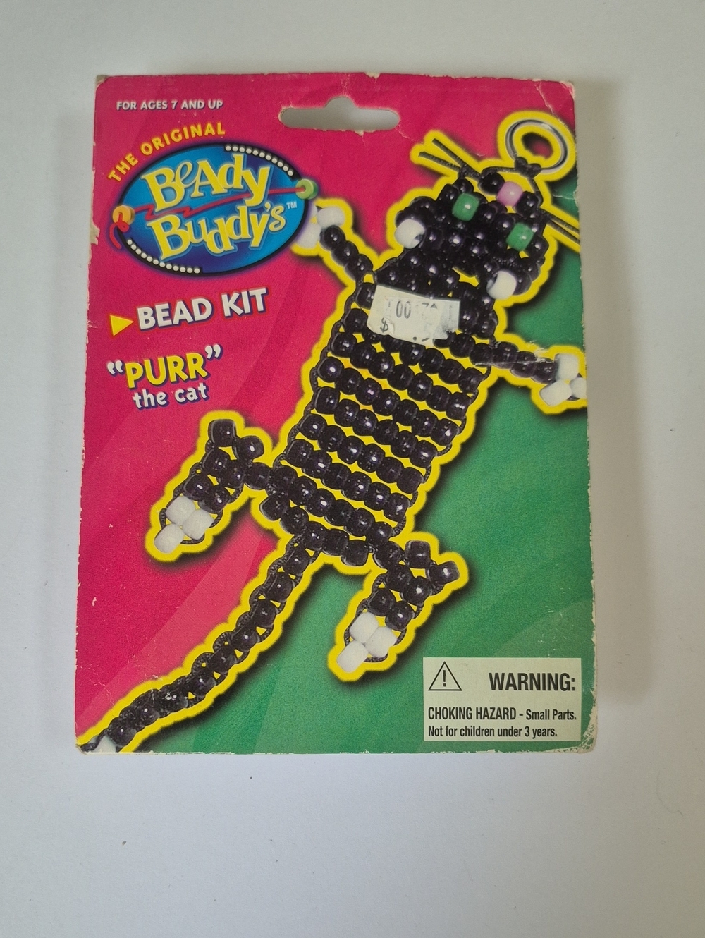 Vintage Beady Buddys Bead Kit "Purr" the Cat 1998